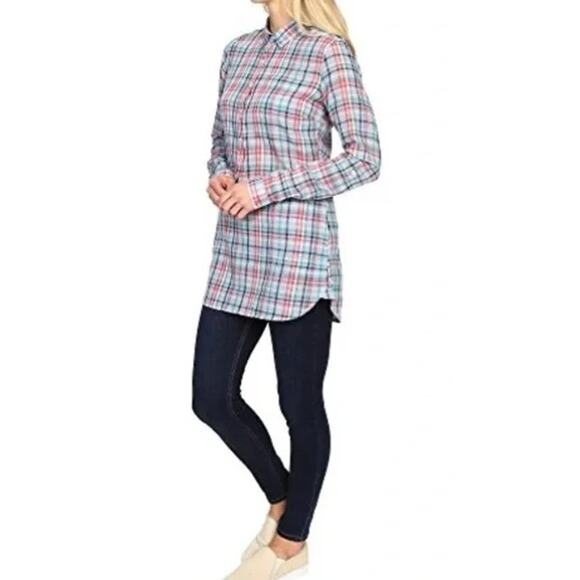 Toad & Co Organic Cotton Airbrush Tunic in Orange Medium - Picture 6 of 6